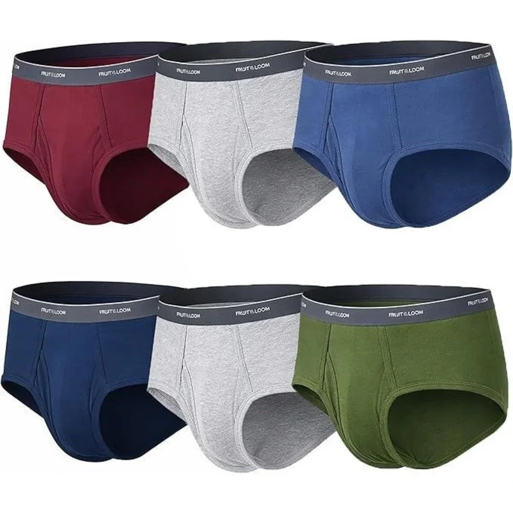 Fruit of the Loom Men's 6-Pack Tag Free Moisture Wicking Briefs - Assorted - XL